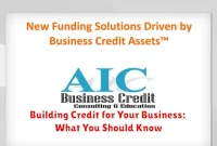 Building Credit for Your Business: What You Should Know