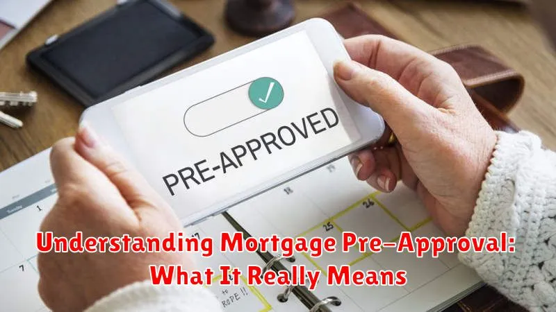 Understanding Mortgage Pre-Approval: What It Really Means
