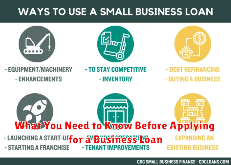 What You Need to Know Before Applying for a Business Loan